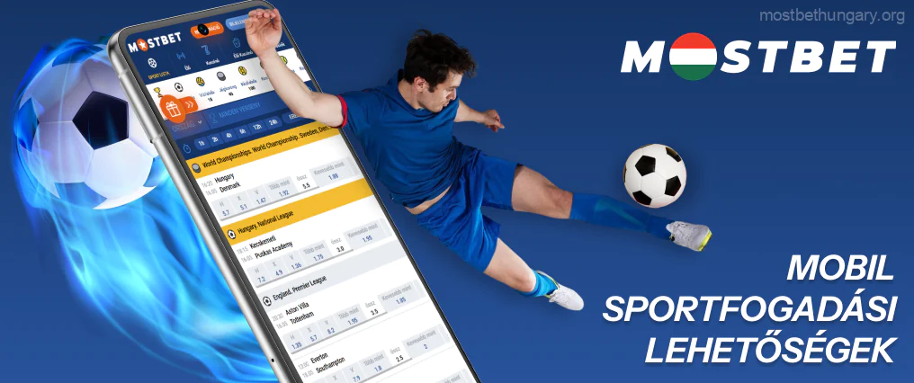 A mobilalkalmazásban a játékosoknak ugyanazok a sportfogadási lehetőségek állnak majd rendelkezésre, mint a weboldalon Mostbet