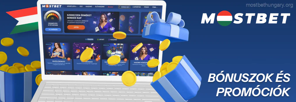 A Mostbet bónuszajánlatok azért jöttek létre, hogy a magyar felhasználókat a hűségükért és a weboldalon végzett tevékenységükért ösztönözzék