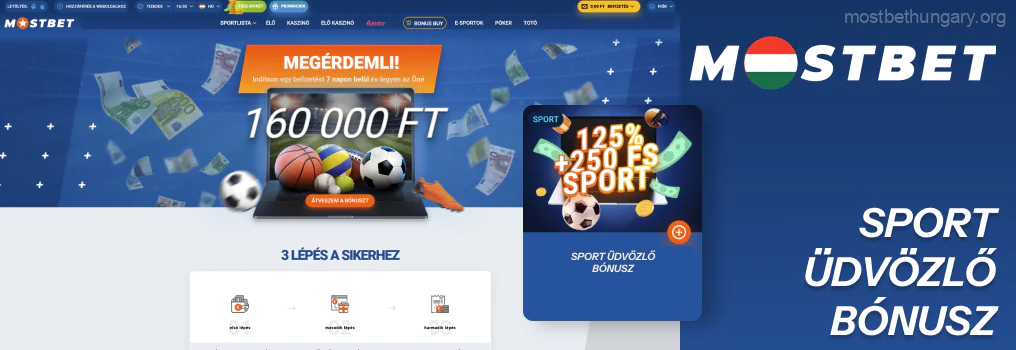 A fogadók számára a bukméker 100%-os bónuszt kínál az első befizetésre Mostbet