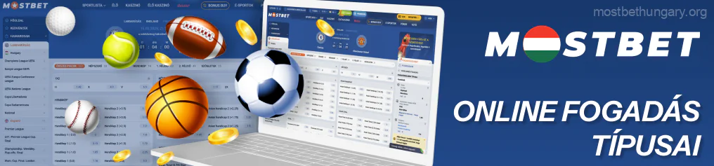 Ez az online fogadóiroda lehetőséget biztosít különböző típusú fogadások megkötésére Mostbet
